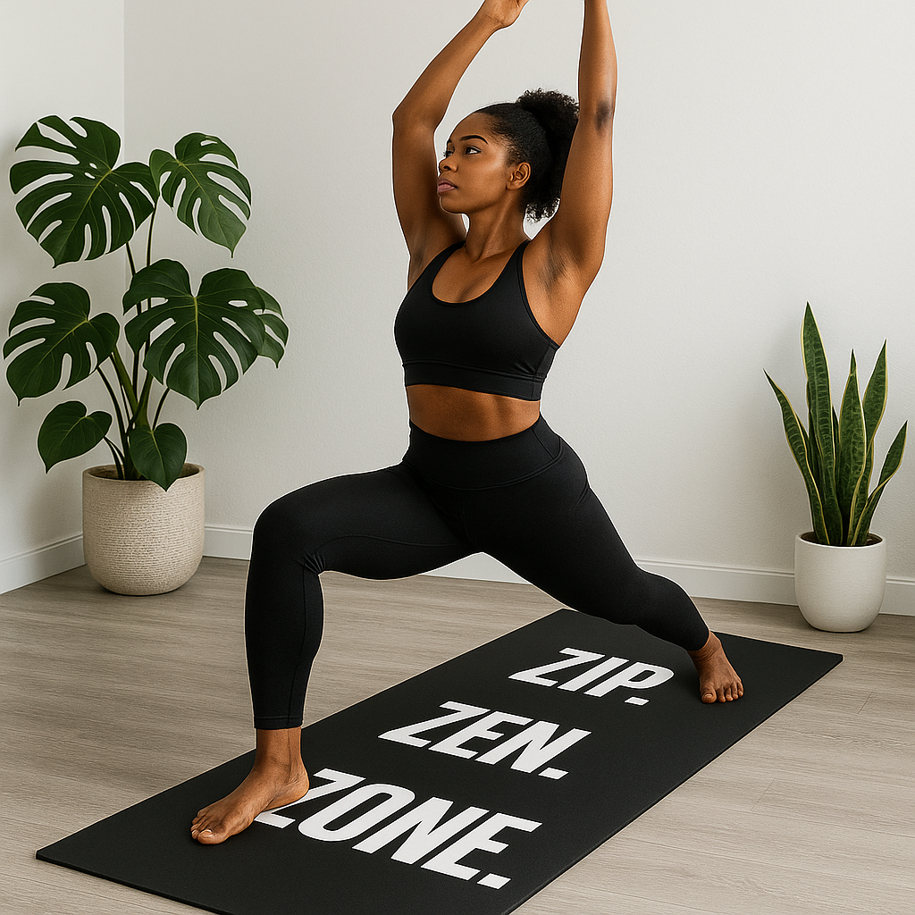 Durable Zipped yoga mat designed for comfort and support